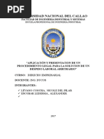 Despido Arbitrario DERECHO