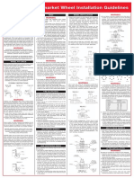 Aftermarket Wheel Installation Guidelines