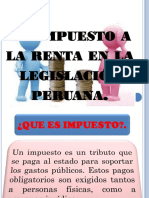 Diapositiva de Impuesto A La Renta Peruana