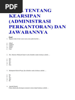 Download SOAL KEARSIPAN by BiNtang PurNama SN365690491 doc pdf