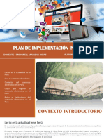 Plan de Implementación de Una Plataforma Para Tienda Online de Venta de Productos Electronicos - Julca Caro - Prof Cronwell Mairena Rojas - Diapositiva