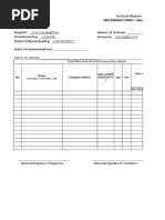 SBI Recording Forms