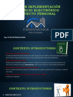 Plan de Implementación de Una Plataforma Para Tienda Online Constructora - Pinto Damian - Prof Cronwell Mairena Rojas - Diapositiva