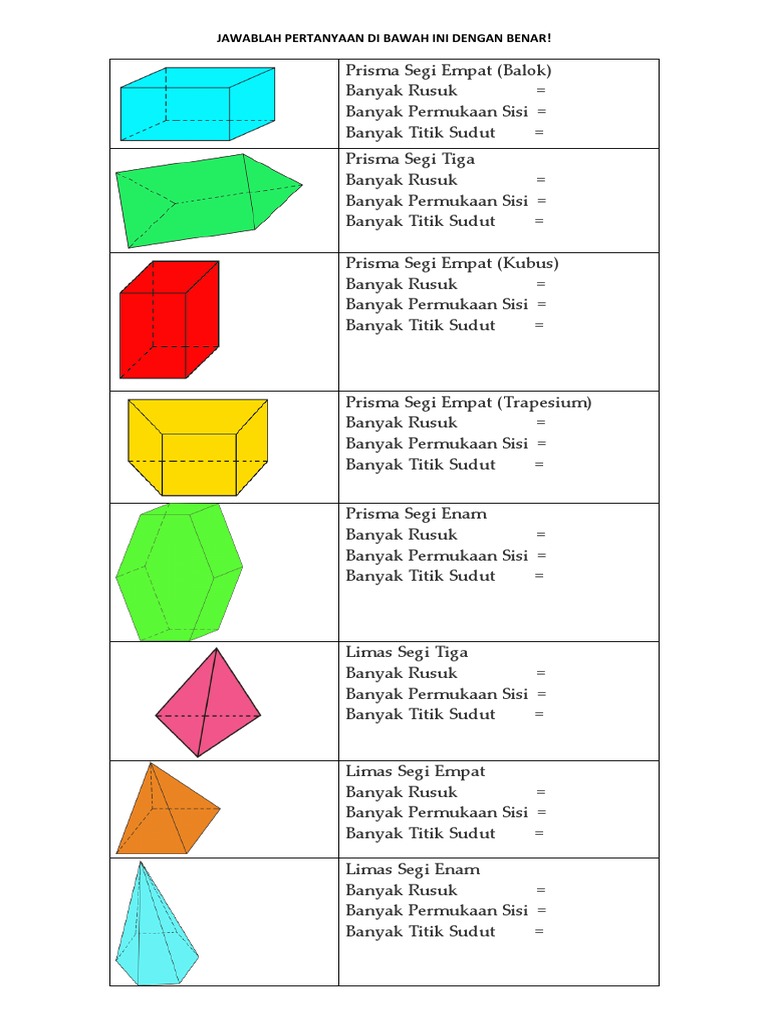 Jawablah Pertanyaan Di Bawah Ini Dengan Benar
