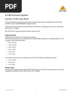 BiG SiX & SSL2/2+ Firmware Update Guide | PDF | Mac Os | Usb