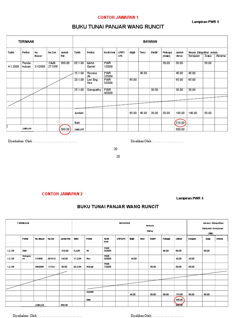 Contoh Jawapan Buku Tunai Pwr Pdf