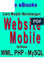Download Web Mobile - Panduan Membuat Website Di Handphone Berbasis WAP Dengan WML PHP Dan MySQL by Bunafit Komputer Yogyakarta SN36569551 doc pdf