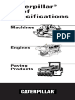 AEHQ5338 Caterpillar ® Brief Specifications