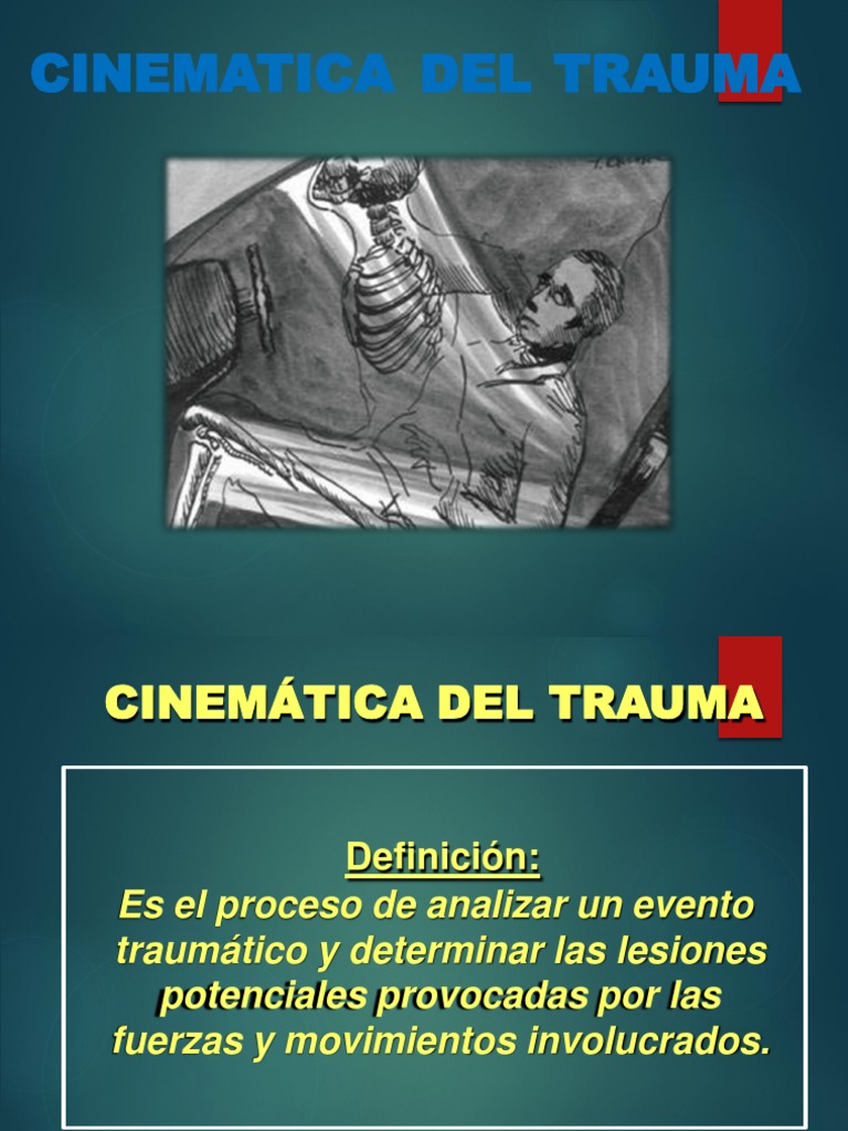 Cinematica Del Trauma | PDF | Lesión | Movimiento (física)