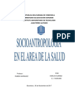 SOCIOANTROPOLOGIA - IMPORTACION, CARACTE