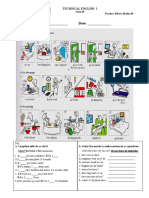 Name: - Date: - : Technical English I