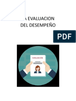 Evaluación Del Desempeño