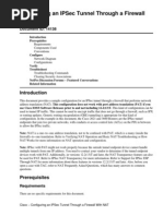 Configuring An Ipsec Tunnel Through A Firewall With Nat: Document Id: 14138