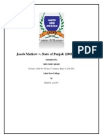 Medical Negligence and Criminal Liability in Jacob Mathew v. State of Punjab
