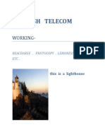 Avnish Telecom: Working