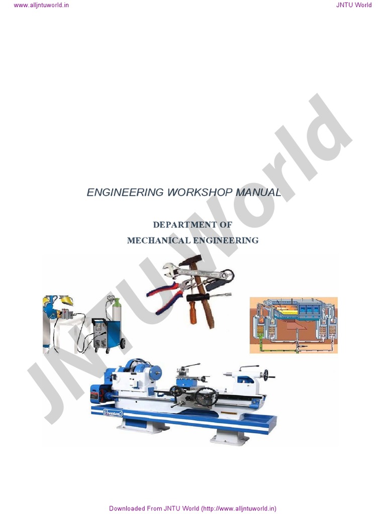 Engineering Workshop Lab Manual | PDF | Clothing | Manufactured Goods