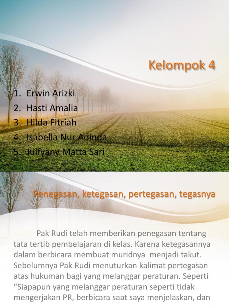 Bahasa Indonesia Kelompok 4 Baru | PDF
