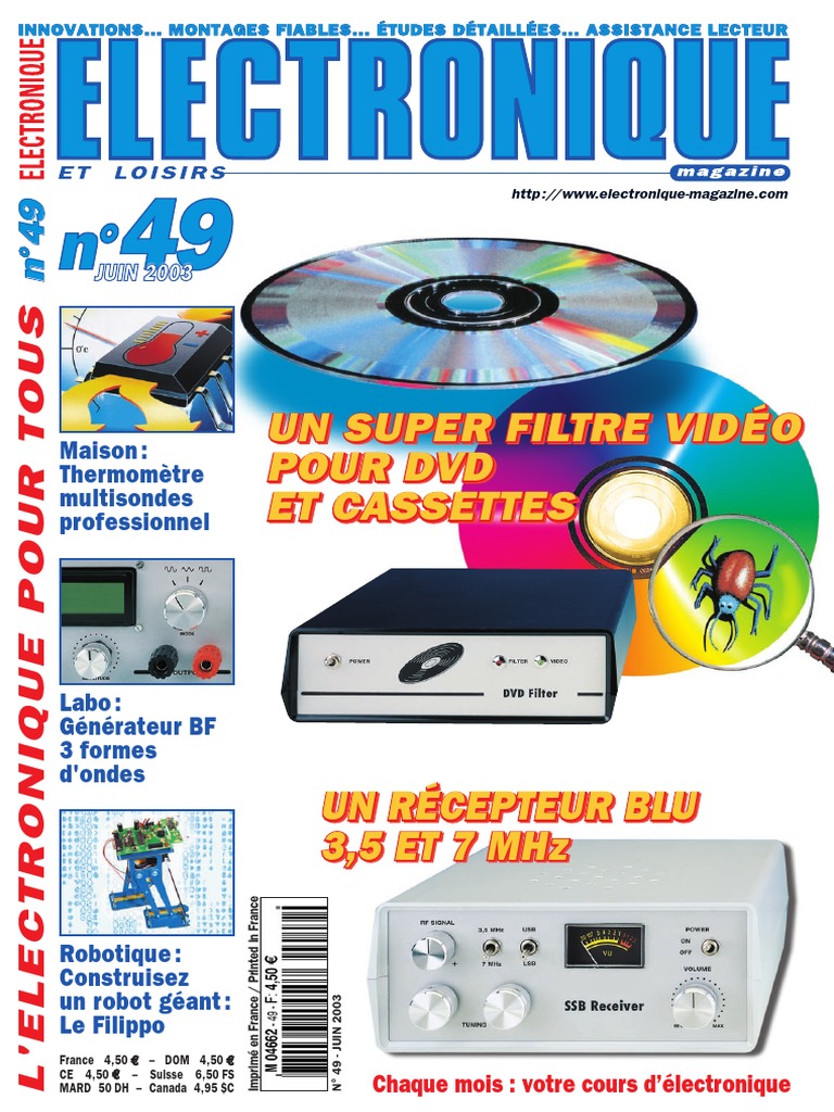 Electronique Et Loisirs 049 - 2003 - Juin, PDF, Émetteur