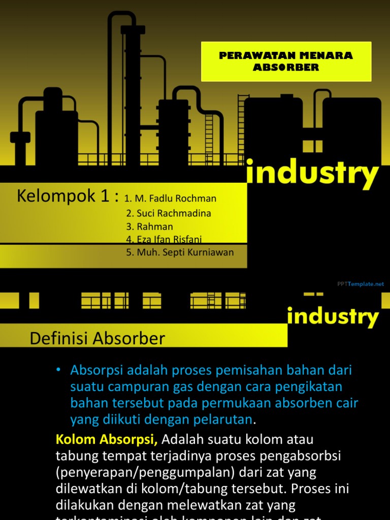Perawatan Menara Absorber dan Prinsip Kerja | PDF