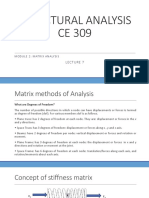 Structural Analysis CE 309