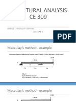 Macaulay's Method Examples