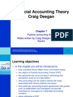 Positive Accounting Theory Slides Written by Craig Deegan and Michaela Rankin