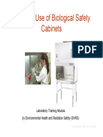 The Safe Use of Biological Safety Cabinets