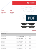 Pads Technical Data: WVA Width