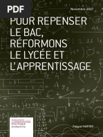 Faÿçal Hafied - Pour repenser le bac, réformons le lycée et l’apprentissage. 