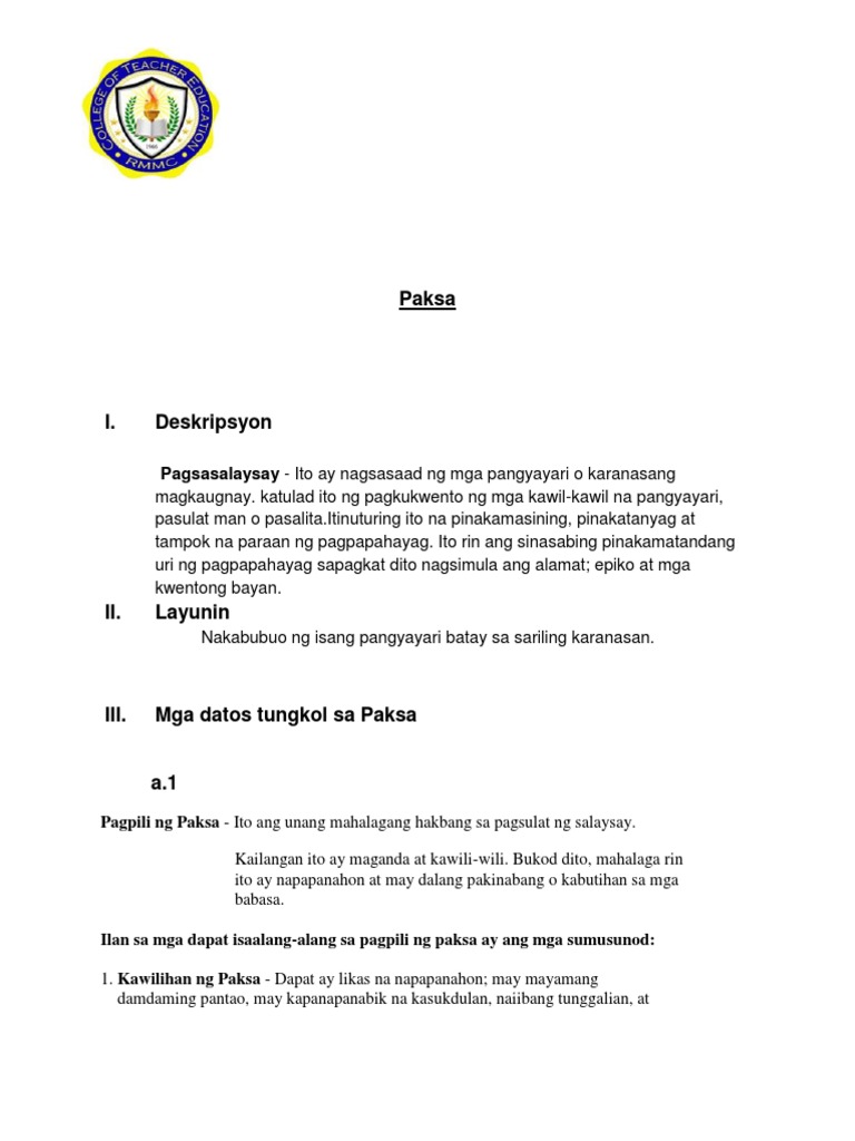 Format and Logo | PDF