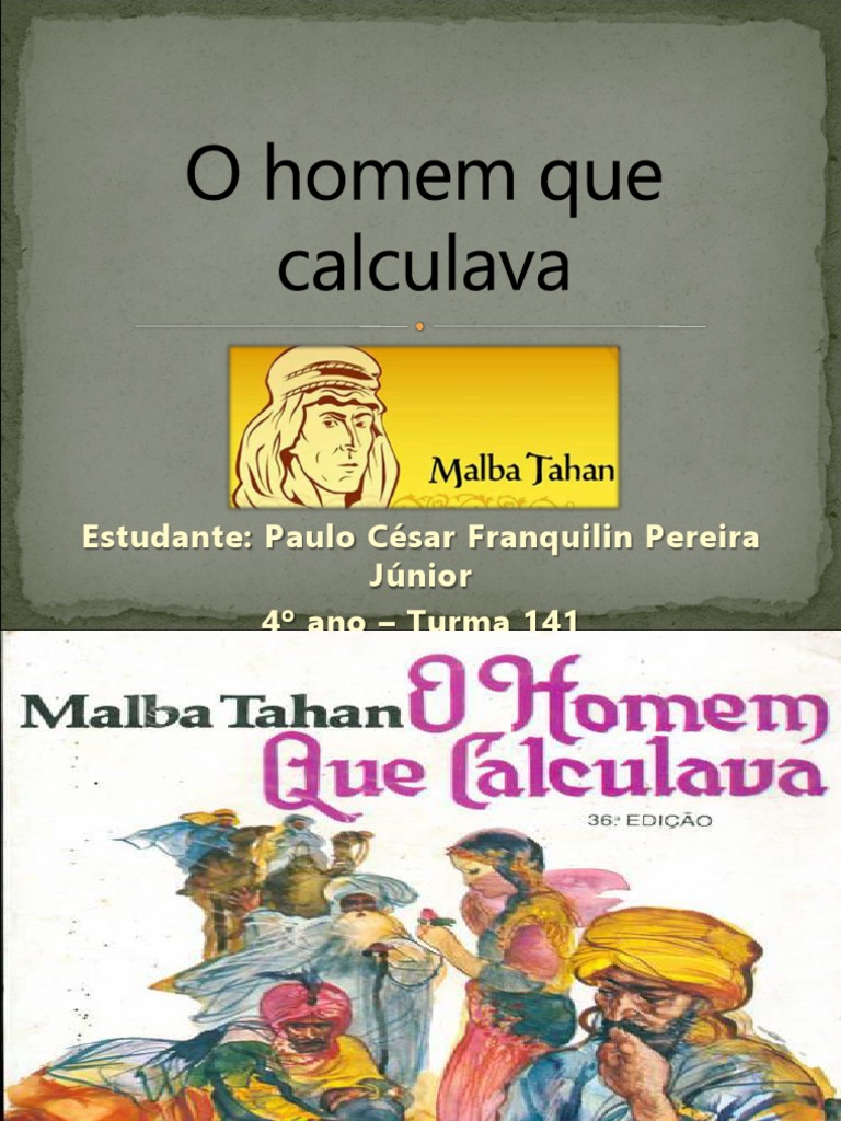 Biografia e Resumo de "O Homem que Calculava" | PDF