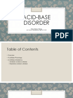 Acid Base Disorder