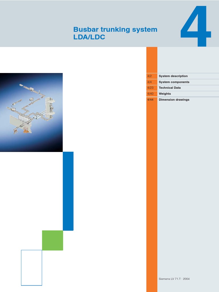 Siemens LD Busbar Trunking System | PDF | Electrical Conductor | Fuse ...