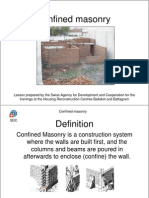 Confined Masonry Training Pakistan