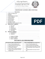 MV Registration & DL LL Form
