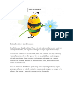 Carta de Una Abeja