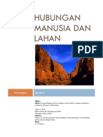 Hubungan Manusia Dan Lahan