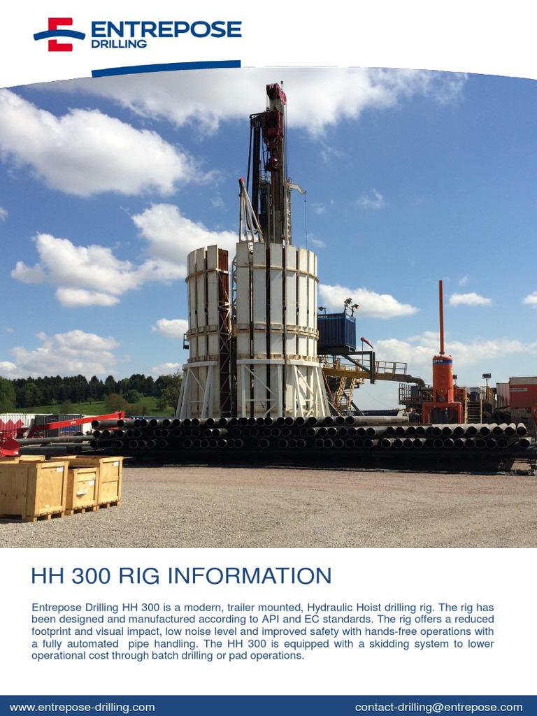 HH 300 Rig Information | Download Free PDF | Drilling Rig | Vehicles