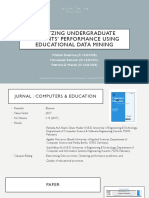 Tugas Kuliah - Review Paper - Analyzing Undergraduate Students' Performance Using Educational Data Mining