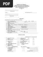 Labor Complaint Form Revised