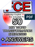 Fce - 50 Key Word Transformation Exercises (Preview)