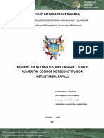 INSPECCIÓN ALIMENTOS RECONSTITUCION