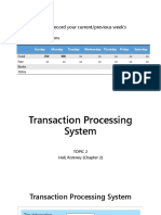 Topic 2 Transaction Processing System