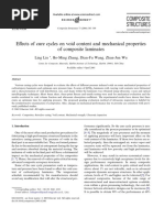 Effects of Cure Cycles On Void Content and Mechanical Properties of Composite Laminates