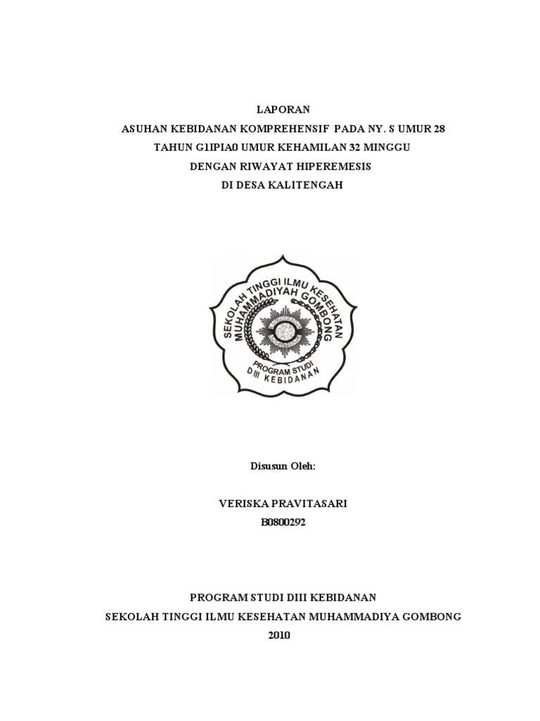 Asuhan Kebidanan Komprehensif Pada Ny