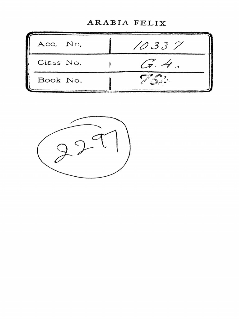 Thomas 1932 Arabia Felix | PDF | Arabian Peninsula | Desert