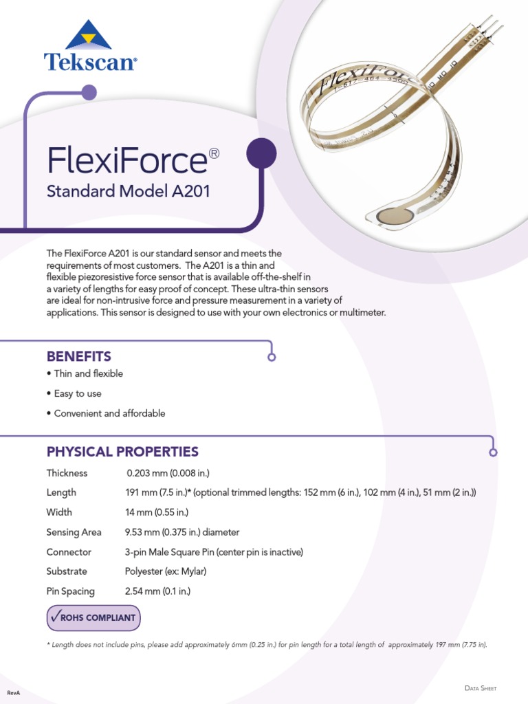 FLX-A201-A Force Sensor PDF | PDF
