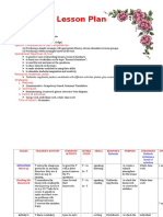 Lesson Plan: Subject Form Date Teacher School Topic Type of Lesson Specific Competences & Sub-Competences