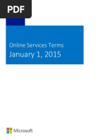 MicrosoftOnlineServicesTerms (English) (January2015) (CR)