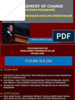 Kuliah Managemen Perubahan